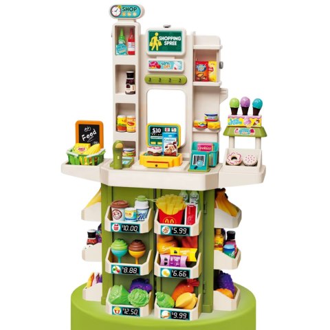 LEAN Toys Zabawkowy Sklep Dla Dzieci Super Market Interaktywny 67el