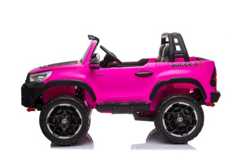 LEAN CARS Auto Na Akumulator Toyota Hilux Różowy LEAN CARS Auto Na Akumulator Toyota Hilux Różowy