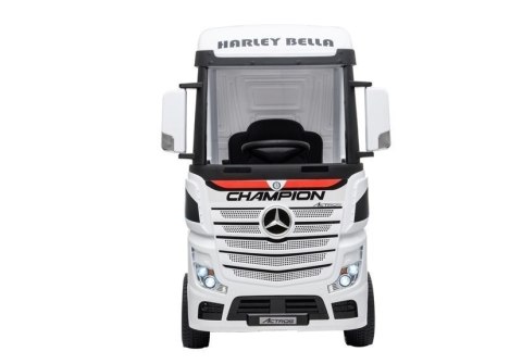 LEAN CARS Auto na Akumulator Mercedes Actros Biały LEAN CARS Auto na Akumulator Mercedes Actros Biały