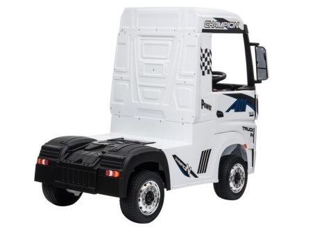 LEAN CARS Auto na Akumulator Mercedes Actros Biały LEAN CARS Auto na Akumulator Mercedes Actros Biały
