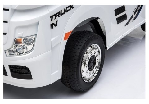 LEAN CARS Auto na Akumulator Mercedes Actros Biały LEAN CARS Auto na Akumulator Mercedes Actros Biały