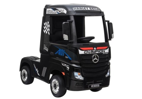 LEAN CARS Auto na Akumulator Mercedes Actros Czarny LEAN CARS Auto na Akumulator Mercedes Actros Czarny