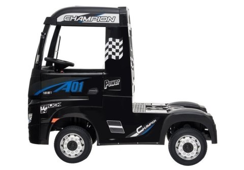 LEAN CARS Auto na Akumulator Mercedes Actros Czarny LEAN CARS Auto na Akumulator Mercedes Actros Czarny