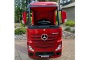 LEAN CARS Auto na Akumulator Mercedes Actros Czerwony Lakierowany MP4