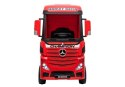 LEAN CARS Auto na Akumulator Mercedes Actros Czerwony Lakierowany MP4