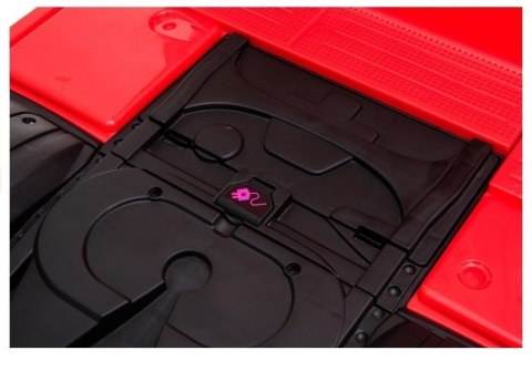 LEAN CARS Auto na Akumulator Mercedes Actros Czerwony Lakierowany MP4 LEAN CARS Auto na Akumulator Mercedes Actros Czerwony Lakierowany MP4