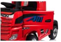 LEAN CARS Auto na Akumulator Mercedes Actros Czerwony Lakierowany MP4