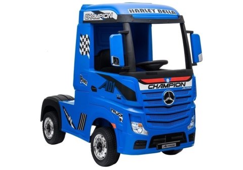 LEAN CARS Auto na Akumulator Mercedes Actros Niebieski LEAN CARS Auto na Akumulator Mercedes Actros Niebieski