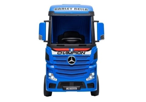 LEAN CARS Auto na Akumulator Mercedes Actros Niebieski LEAN CARS Auto na Akumulator Mercedes Actros Niebieski