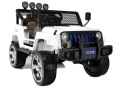 LEAN CARS Auto na Akumulator S2388 Jeep Biały 4x45W