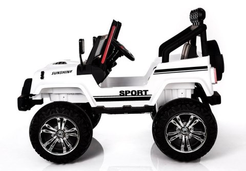 LEAN CARS Auto na Akumulator S2388 Jeep Biały 4x45W LEAN CARS Auto na Akumulator S2388 Jeep Biały 4x45W