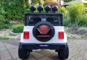 LEAN CARS Auto na Akumulator S2388 Jeep Biały 4x45W
