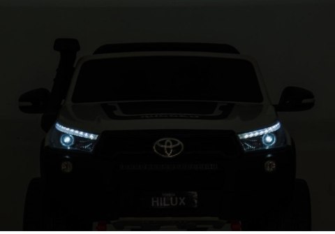LEAN CARS Auto na Akumulator Toyota Hilux Czarny Lakierowany LEAN CARS Auto na Akumulator Toyota Hilux Czarny Lakierowany
