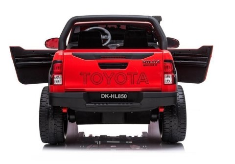 LEAN CARS Auto na Akumulator Toyota Hilux Czerwony Lakierowany LEAN CARS Auto na Akumulator Toyota Hilux Czerwony Lakierowany