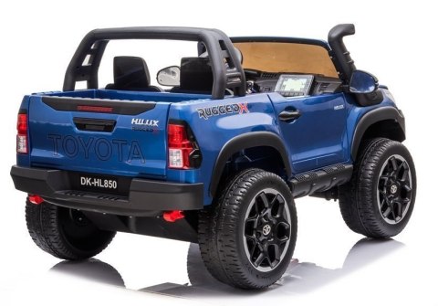 LEAN CARS Auto na Akumulator Toyota Hilux Niebieski Lakierowany LEAN CARS Auto na Akumulator Toyota Hilux Niebieski Lakierowany
