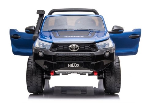 LEAN CARS Auto na Akumulator Toyota Hilux Niebieski Lakierowany LEAN CARS Auto na Akumulator Toyota Hilux Niebieski Lakierowany