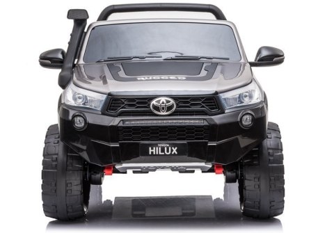 LEAN CARS Auto na Akumulator Toyota Hilux Srebrny Lakierowany LEAN CARS Auto na Akumulator Toyota Hilux Srebrny Lakierowany