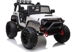 LEAN CARS Auto na akumulator Jeep JC666 Biały