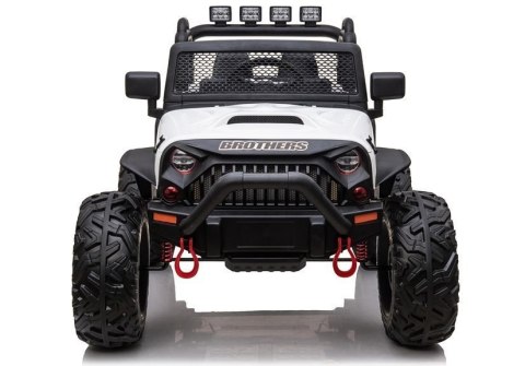LEAN CARS Auto na akumulator Jeep JC666 Biały LEAN CARS Auto na akumulator Jeep JC666 Biały