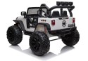 LEAN CARS Auto na akumulator Jeep JC666 Biały
