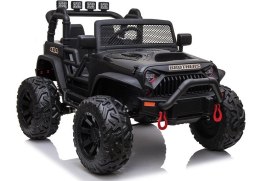 LEAN CARS Auto na akumulator Jeep JC666 Czarny Lakierowany