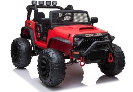 LEAN CARS Auto na akumulator Jeep JC666 Czerwony