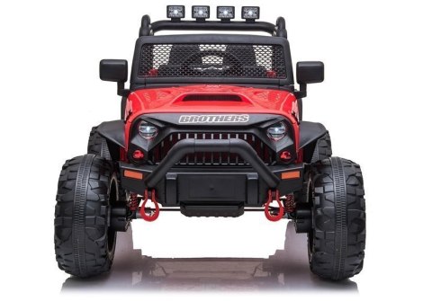 LEAN CARS Auto na akumulator Jeep JC666 Czerwony LEAN CARS Auto na akumulator Jeep JC666 Czerwony