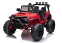 LEAN CARS Auto na akumulator Jeep JC666 Czerwony