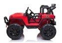 LEAN CARS Auto na akumulator Jeep JC666 Czerwony