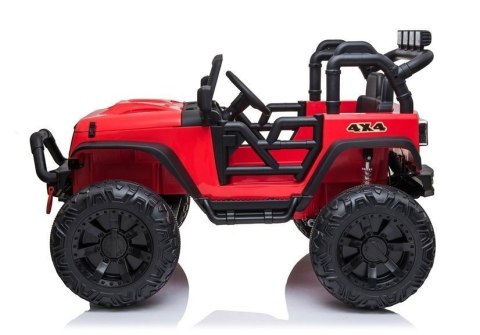 LEAN CARS Auto na akumulator Jeep JC666 Czerwony LEAN CARS Auto na akumulator Jeep JC666 Czerwony