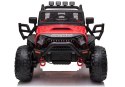 LEAN CARS Auto na akumulator Jeep JC666 Czerwony