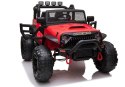 LEAN CARS Auto na akumulator Jeep JC666 Czerwony