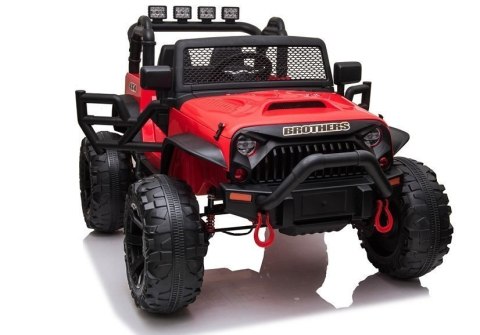 LEAN CARS Auto na akumulator Jeep JC666 Czerwony LEAN CARS Auto na akumulator Jeep JC666 Czerwony