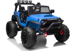 LEAN CARS Auto na akumulator Jeep JC666 Niebieski Lakierowany
