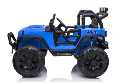LEAN CARS Auto na akumulator Jeep JC666 Niebieski Lakierowany LEAN CARS Auto na akumulator Jeep JC666 Niebieski Lakierowany
