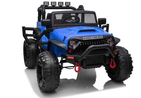 LEAN CARS Auto na akumulator Jeep JC666 Niebieski Lakierowany LEAN CARS Auto na akumulator Jeep JC666 Niebieski Lakierowany