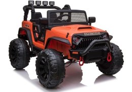 LEAN CARS Auto na akumulator Jeep JC666 Pomarańczowy