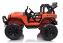 LEAN CARS Auto na akumulator Jeep JC666 Pomarańczowy
