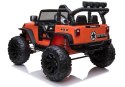 LEAN CARS Auto na akumulator Jeep JC666 Pomarańczowy