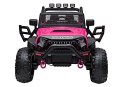 LEAN CARS Auto na akumulator Jeep JC666 Różowy Lakierowany