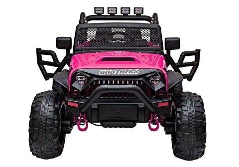 LEAN CARS Auto na akumulator Jeep JC666 Różowy Lakierowany LEAN CARS Auto na akumulator Jeep JC666 Różowy Lakierowany