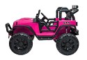 LEAN CARS Auto na akumulator Jeep JC666 Różowy Lakierowany