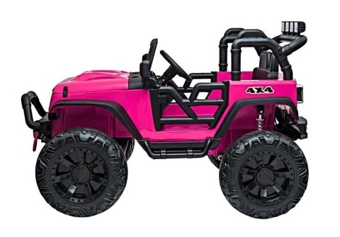 LEAN CARS Auto na akumulator Jeep JC666 Różowy Lakierowany LEAN CARS Auto na akumulator Jeep JC666 Różowy Lakierowany