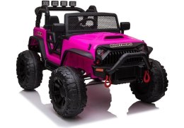 LEAN CARS Auto na akumulator Jeep JC666 Różowy