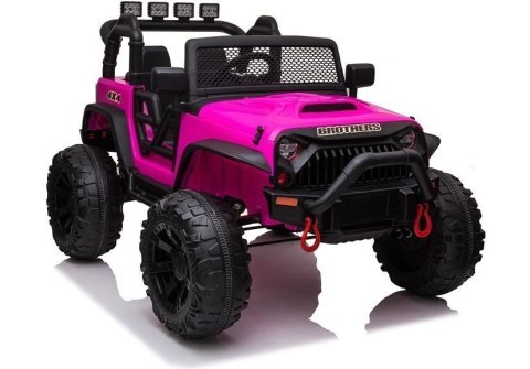 LEAN CARS Auto na akumulator Jeep JC666 Różowy LEAN CARS Auto na akumulator Jeep JC666 Różowy