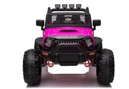 LEAN CARS Auto na akumulator Jeep JC666 Różowy