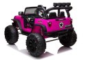 LEAN CARS Auto na akumulator Jeep JC666 Różowy