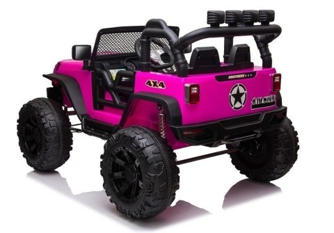 LEAN CARS Auto na akumulator Jeep JC666 Różowy LEAN CARS Auto na akumulator Jeep JC666 Różowy