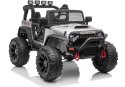 LEAN CARS Auto na akumulator Jeep JC666 Srebrny Lakierowany