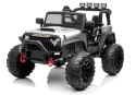 LEAN CARS Auto na akumulator Jeep JC666 Srebrny Lakierowany